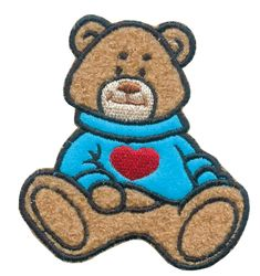 Nažehľovacie aplikácie veľké – medvedík hnedý